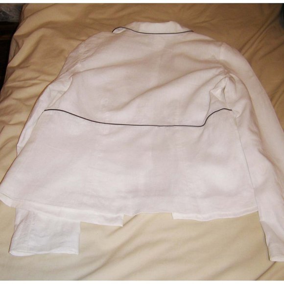 NWT Crisp white LAPIS  dress and jacket set M 8-10 - Picture 10 of 10